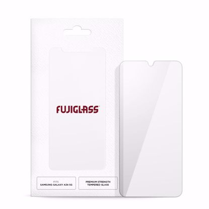 Picture of Fujiglass Fujiglass Standard 2.5D Screen Protector for Samsung Galaxy A34 5G in Clear / Transparent