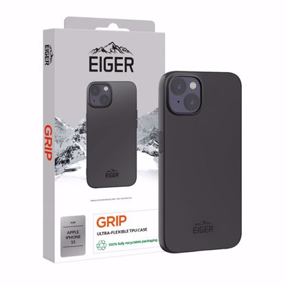 Picture of Eiger Eiger Grip Case for Apple iPhone 15 in Black