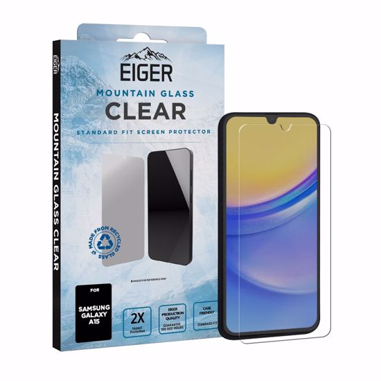 Picture of Eiger Eiger Mountain Glass CLEAR Screen Protector GRS for Samsung A15