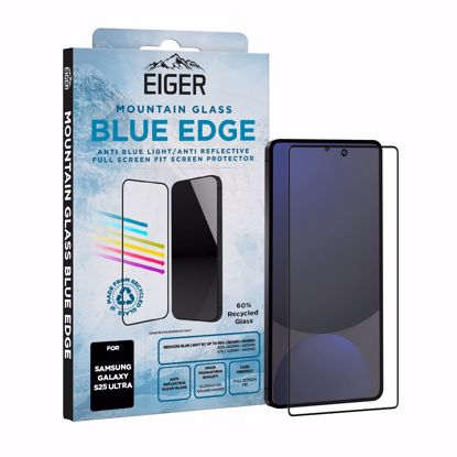 Picture of Eiger Eiger GRS Mountain Blue EDGE Screen Protector for Samsung S25 Ultra