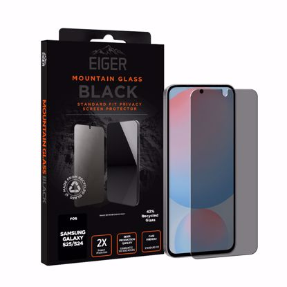 Picture of Eiger Eiger Mountain Black Privacy Screen Protector GRS for Samsung Galaxy S25/ S24