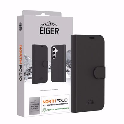 Picture of Eiger Eiger North Folio Case for Samsung Galaxy A36 / A56 in Black
